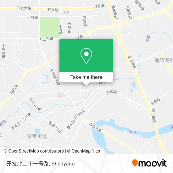 开发北二十一号路 map