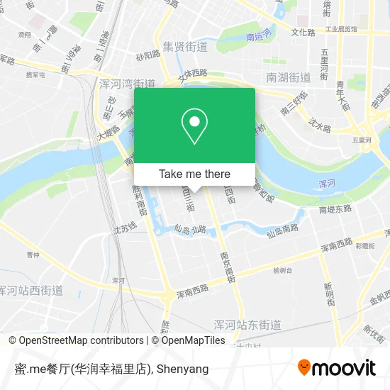 蜜.me餐厅(华润幸福里店) map