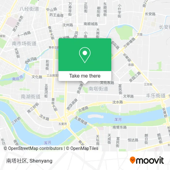 南塔社区 map
