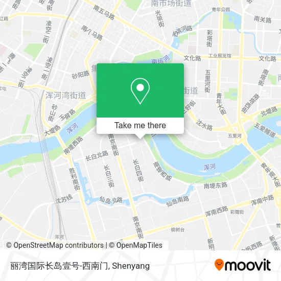 丽湾国际长岛壹号-西南门 map