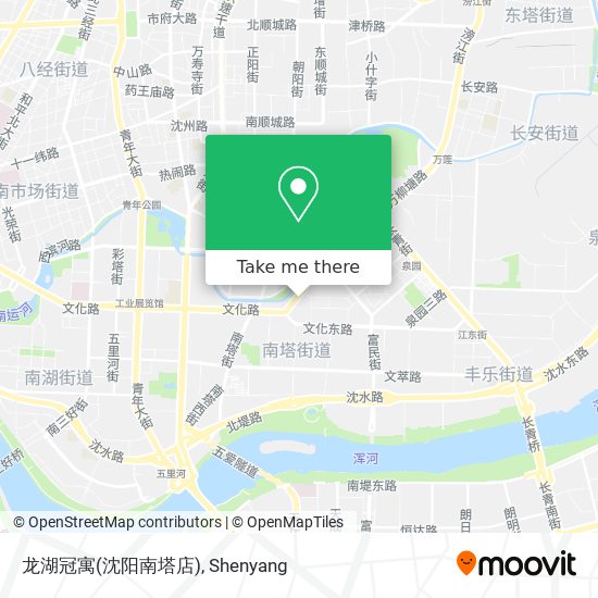 龙湖冠寓(沈阳南塔店) map