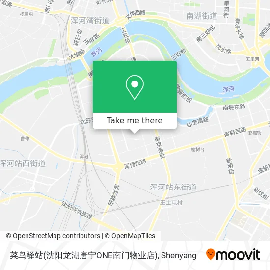 菜鸟驿站(沈阳龙湖唐宁ONE南门物业店) map
