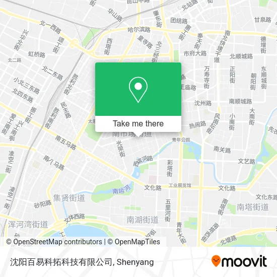 沈阳百易科拓科技有限公司 map