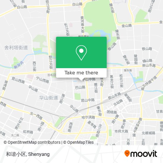 和谐小区 map
