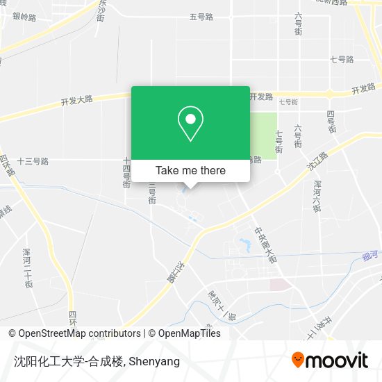 沈阳化工大学-合成楼 map
