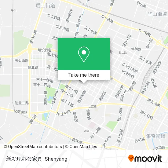 新发现办公家具 map