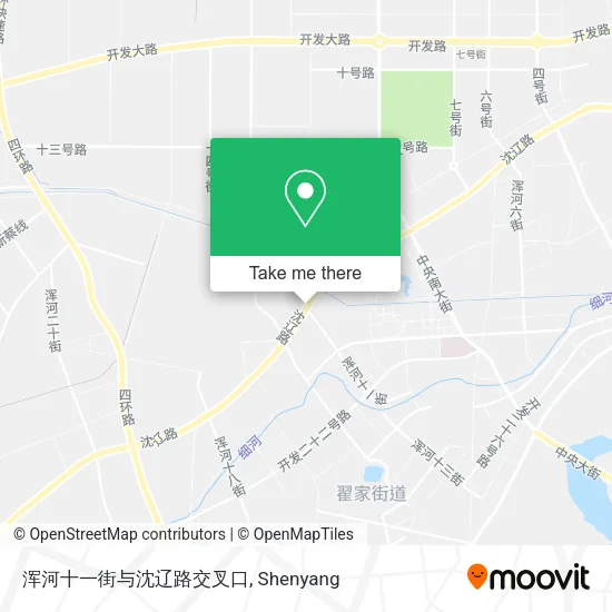 浑河十一街与沈辽路交叉口 map