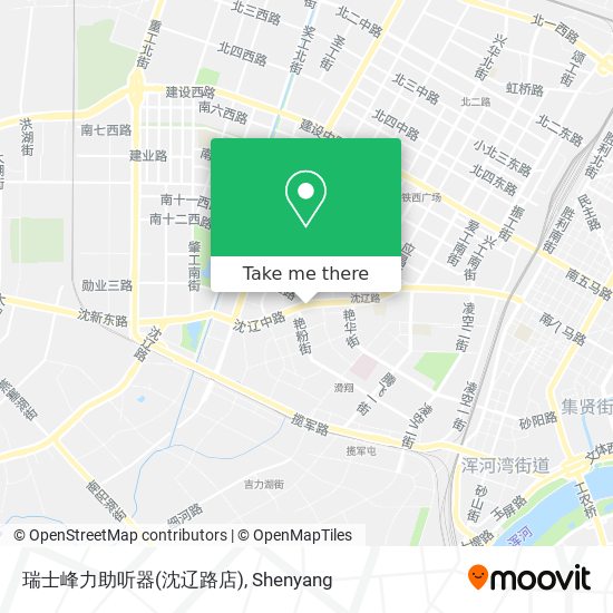 瑞士峰力助听器(沈辽路店) map