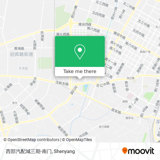 西部汽配城三期-南门 map
