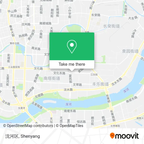沈河区 map