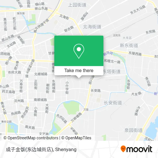成子盒饭(东边城街店) map