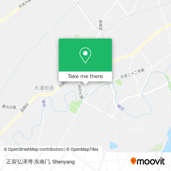 正宸弘泽湾-东南门 map