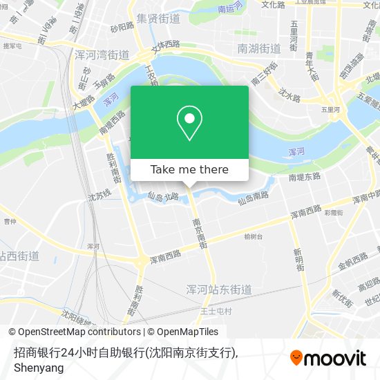 招商银行24小时自助银行(沈阳南京街支行) map