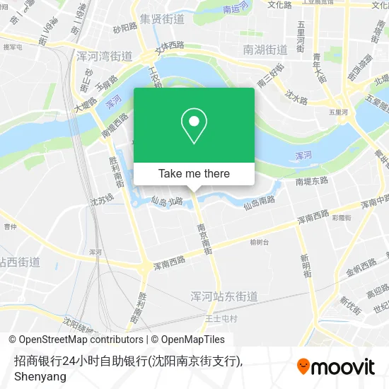 招商银行24小时自助银行(沈阳南京街支行) map