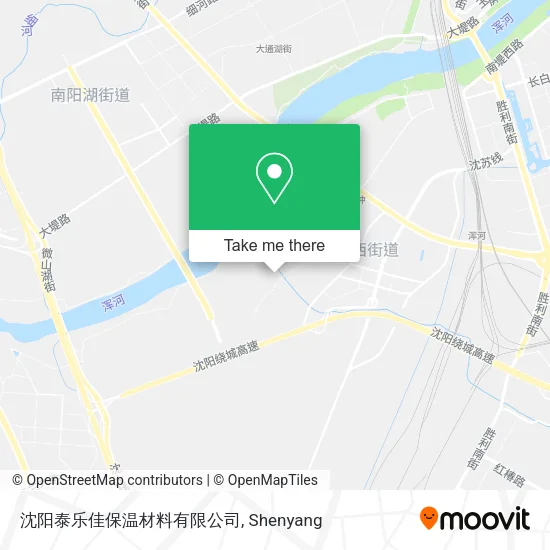 沈阳泰乐佳保温材料有限公司 map