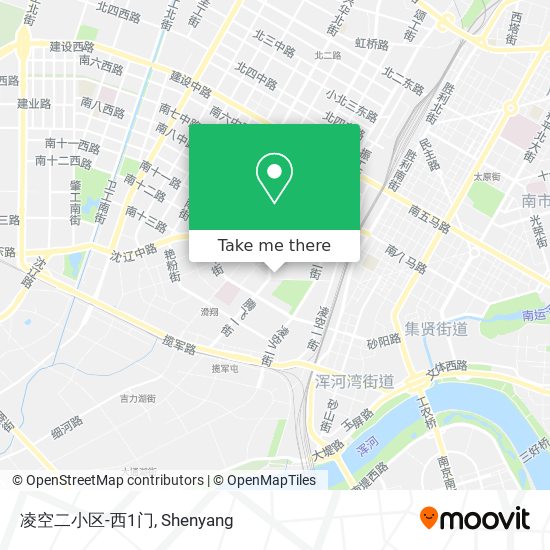 凌空二小区-西1门 map