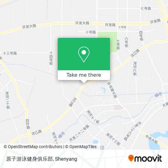 原子游泳健身俱乐部 map