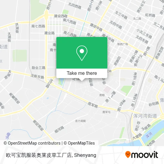 欧可宝凯服装奥莱皮草工厂店 map