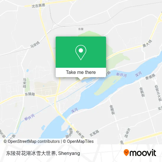东陵荷花湖冰雪大世界 map