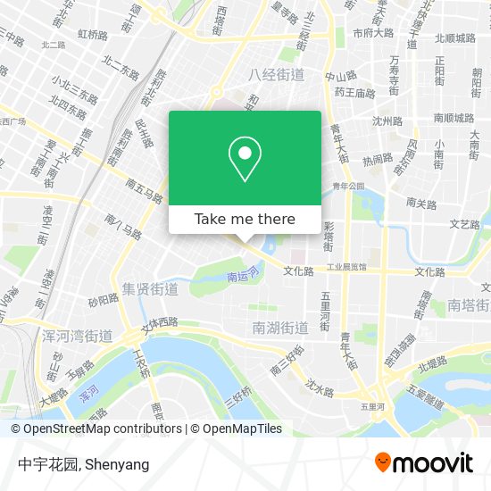 中宇花园 map