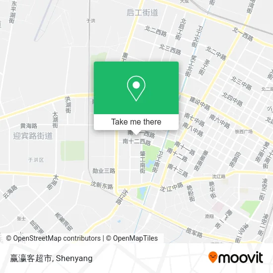 赢瀛客超市 map