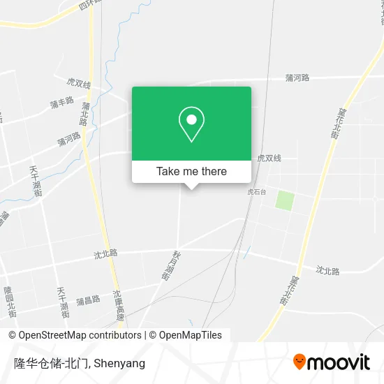 隆华仓储-北门 map