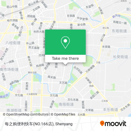 每之购便利快车(NO.166店) map