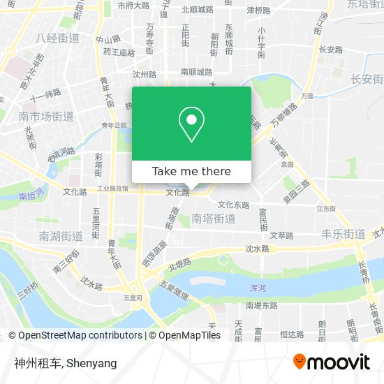 神州租车 map