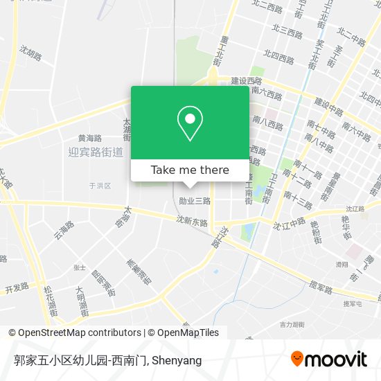 郭家五小区幼儿园-西南门 map