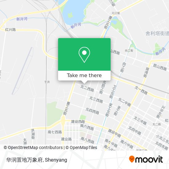 华润置地万象府 map
