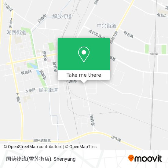 国药物流(雪莲街店) map