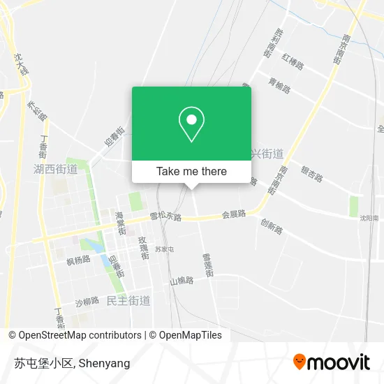 苏屯堡小区 map