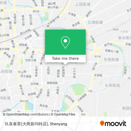 玖喜泰茶(大商新玛特店) map