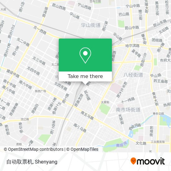 自动取票机 map