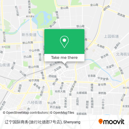 辽宁国际商务(旅行社德郡7号店) map