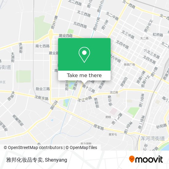 雅邦化妆品专卖 map