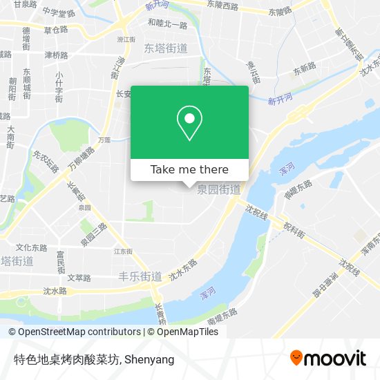 特色地桌烤肉酸菜坊 map