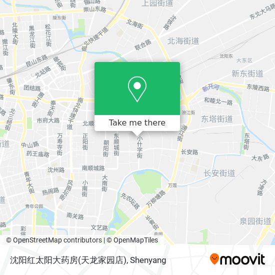 沈阳红太阳大药房(天龙家园店) map