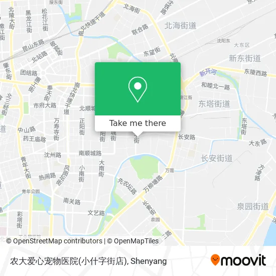农大爱心宠物医院(小什字街店) map
