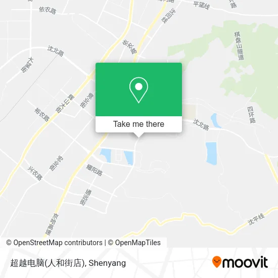 超越电脑(人和街店) map