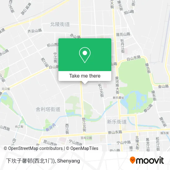 下坎子馨邨(西北1门) map