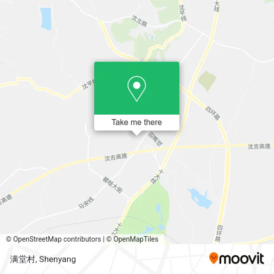满堂村 map
