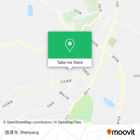 圆通寺 map