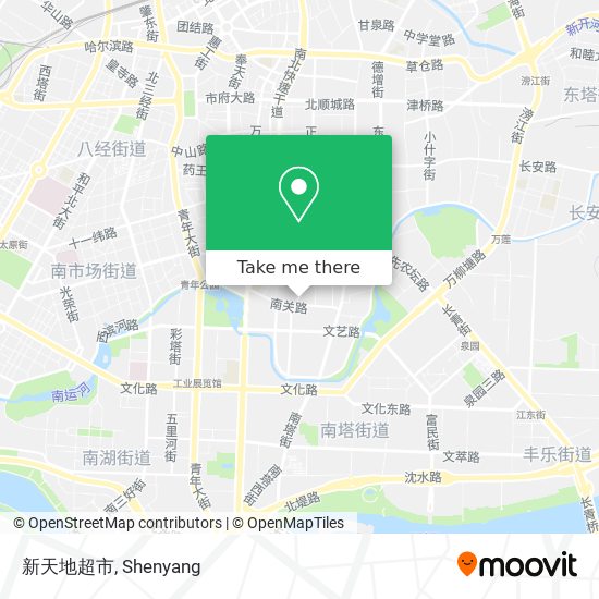 新天地超市 map