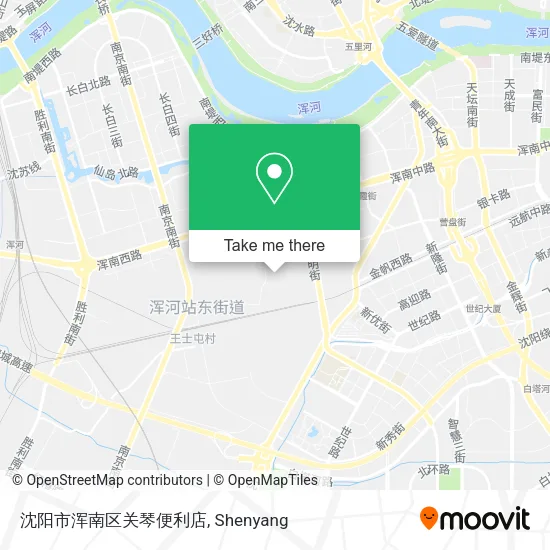 沈阳市浑南区关琴便利店 map