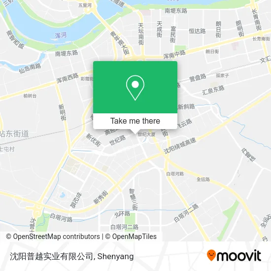 沈阳普越实业有限公司 map