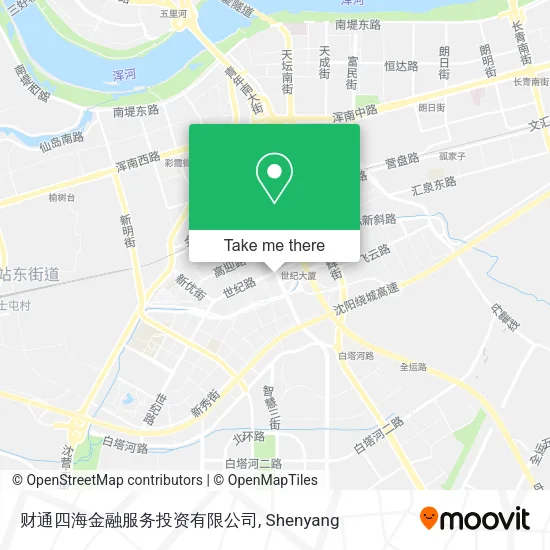 财通四海金融服务投资有限公司 map