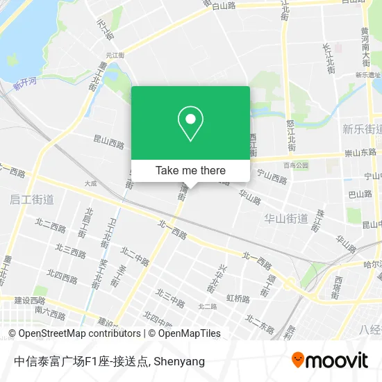 中信泰富广场F1座-接送点 map