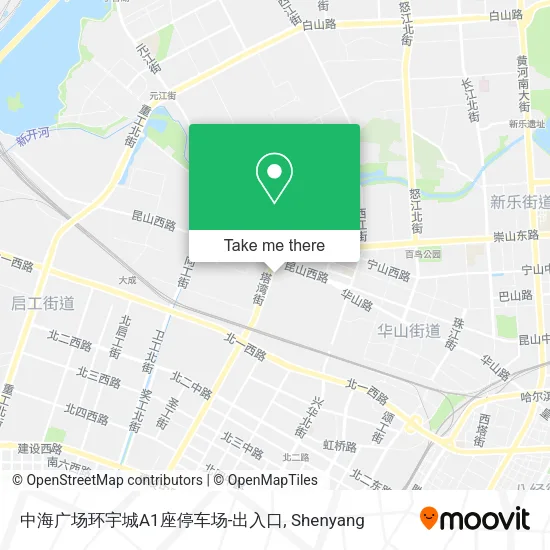 中海广场环宇城A1座停车场-出入口 map