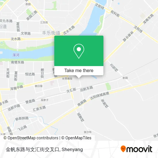 金帆东路与文汇街交叉口 map